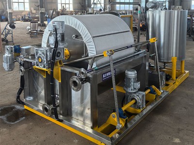 Mae'r canlyniadau o'r filtrau vacuum rotating ar gyfer Trosglwydd ar gyfer y diwydiant amddiffyn amgylchedd